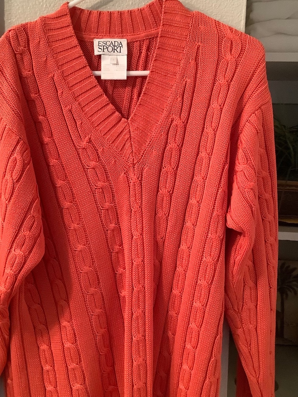 Escada Sport Cable Knit Sweater